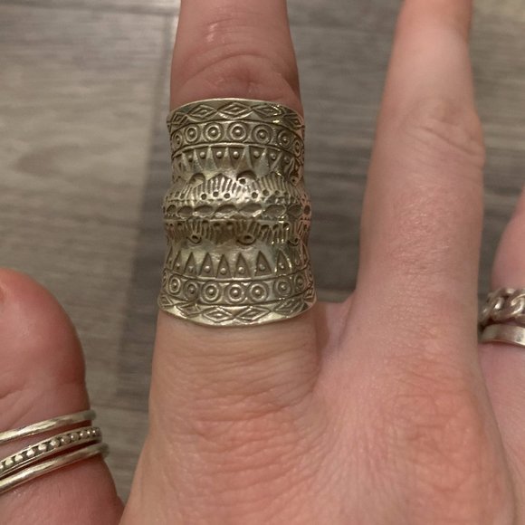 Silver Statement Ring - Picture 3 of 5